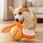 Interaktives Plüsch-Hundespielzeug mit Quietscher – Versteck-Puzzle für Leckerchen