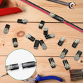 2-Pole Quick Connectors for Cables – No Stripping Needed – 50-Piece Set
