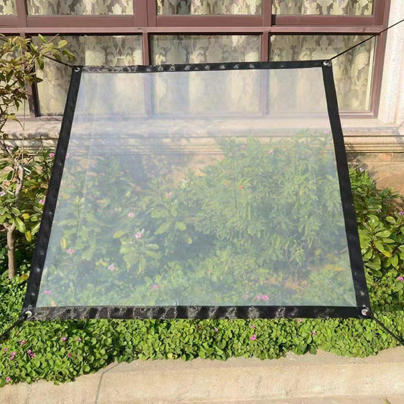 Transparente Schutzplane PE mit Ösen