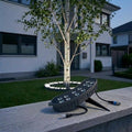 Modular LED tree ring segment – ground spotlight for trees and poles, IP65
