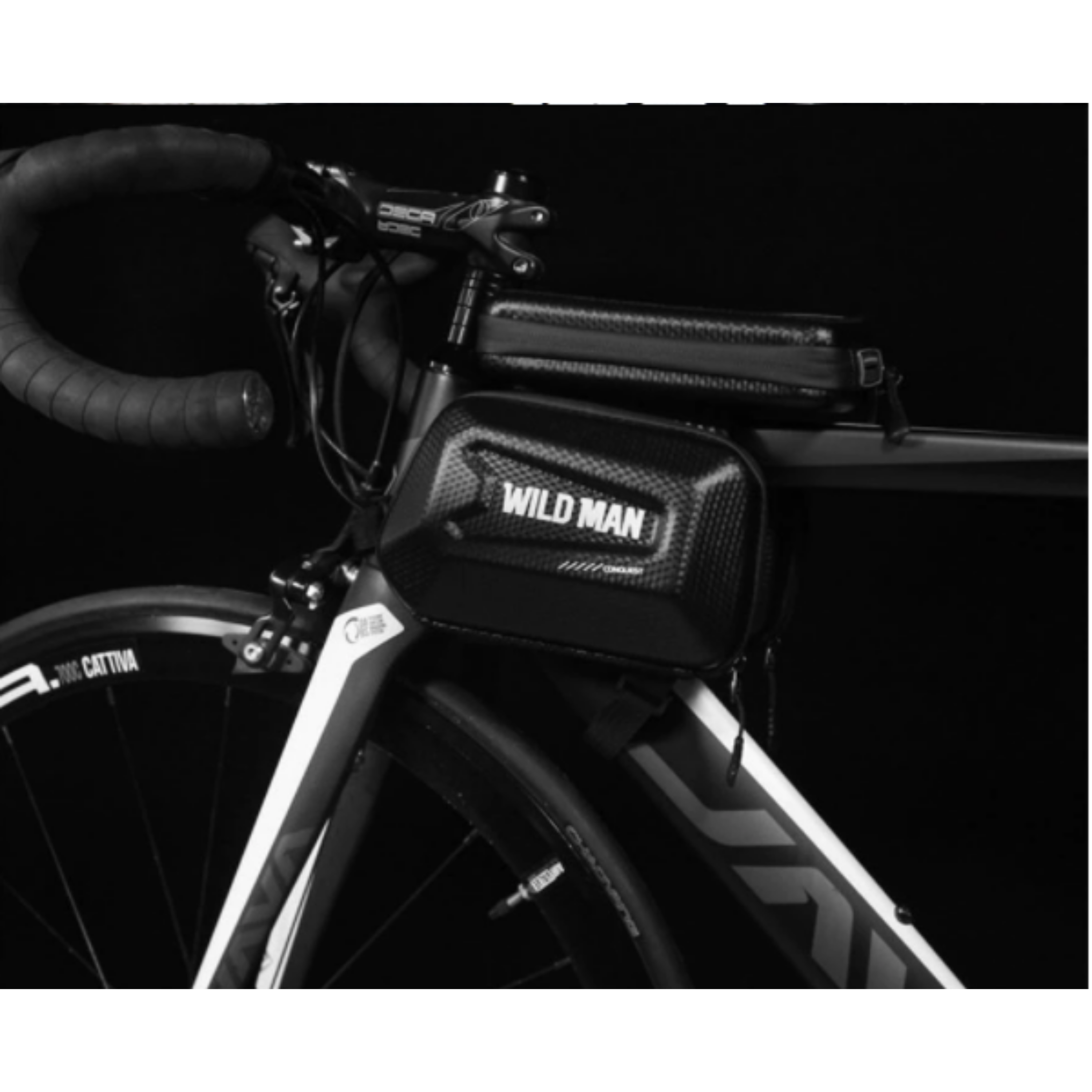Bicycle Frame Bag with Touchscreen Window