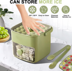 Ice cube tray with lid and storage box