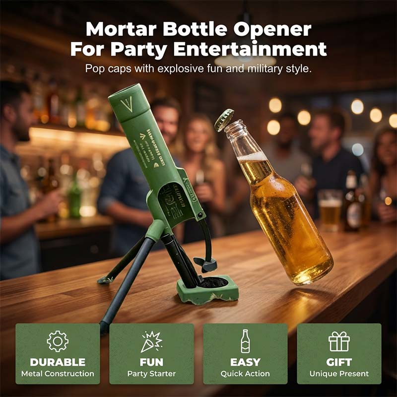 Military-Style Bottle Opener with Stand – Powerful and Stable