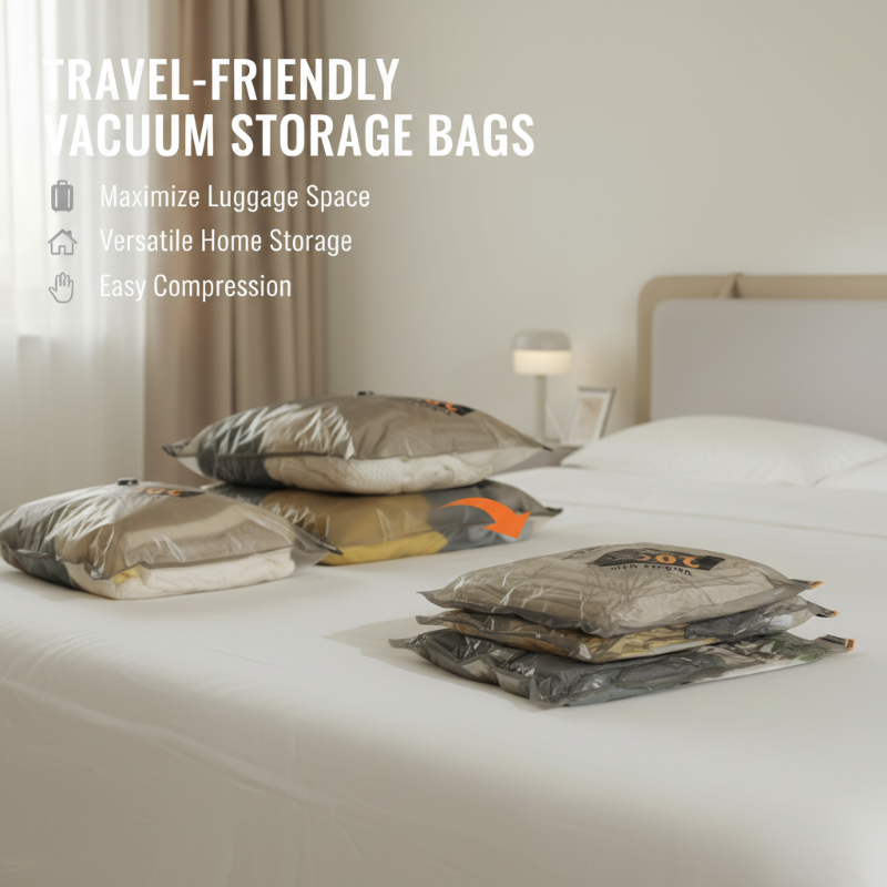 Vacuum storage bags with wireless pump