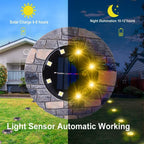 Solar garden light LED with ground spike for path lighting