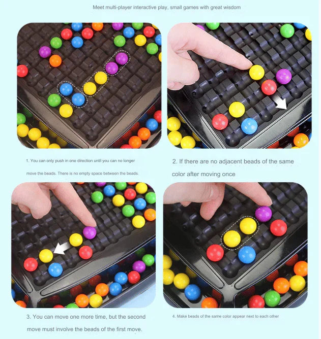 Strategy game with colorful balls – logic and tactics for young and old