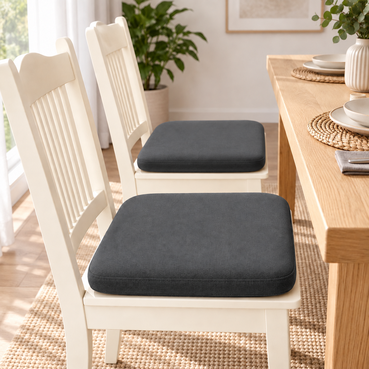 Sitzkissen Memory-Schaum orthopädisch für Steißbein und Rücken