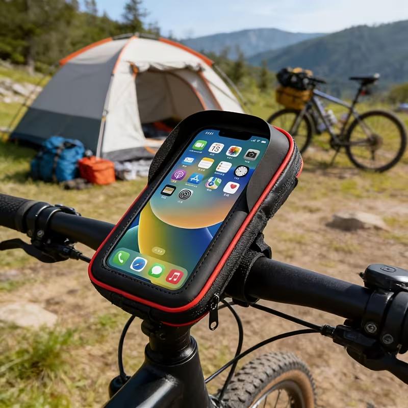 Wasserdichte Fahrrad Handyhalterung – 360° drehbar, Touchscreen-kompatibel, 4,5–6,4 Zoll