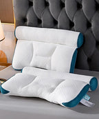 Nackenstützkissen Memory-Foam mit Wirbelsäulenausrichtung