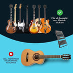 Gitarren-Akkordkarten Set mit Lernhilfe und Transportbox