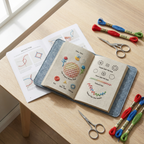 Embroidery Set 106 Embroidery Patterns with Bamboo Frame