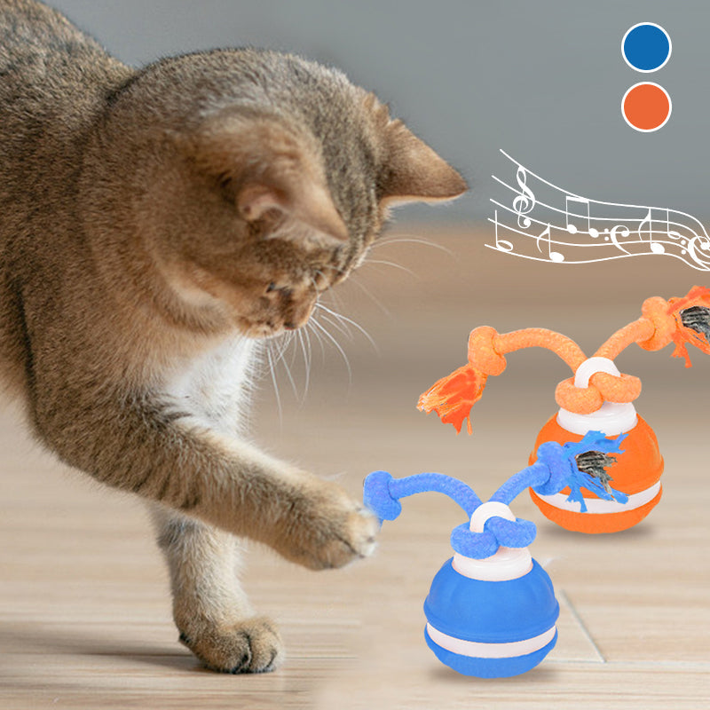 Interaktiver Katzenball mit Licht und Geräuschen
