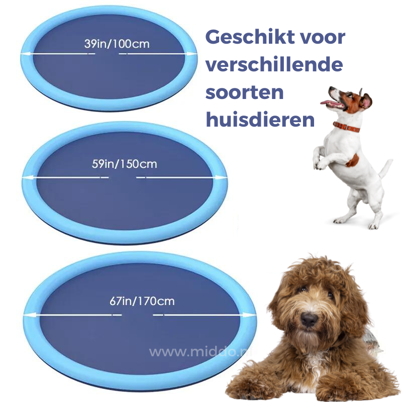 Wasserspielmat PVC – Spritzschutz für Kinder im Garten
