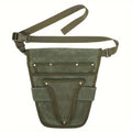 Garden tool belt with multiple compartments