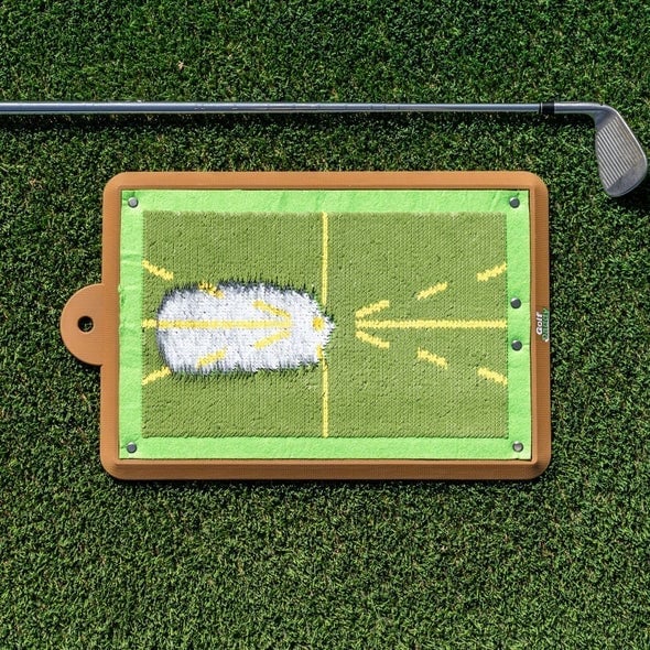 Golf-Trainingsmatte mit Schwungkorrektur