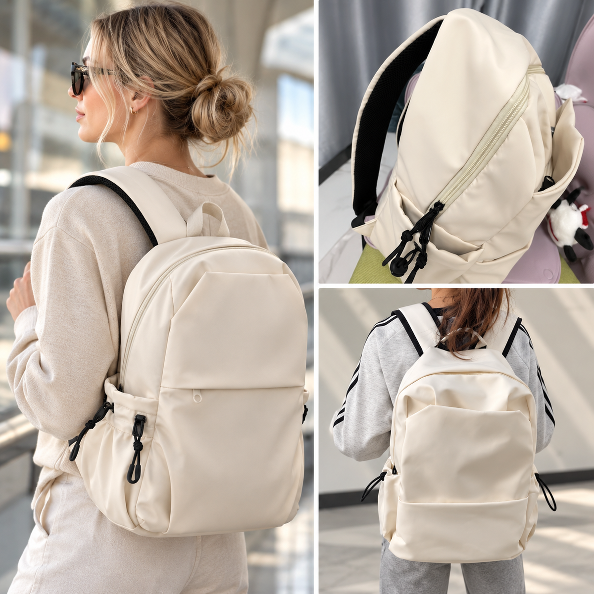 Rucksack wasserabweisend mit gepolstertem Laptopfach