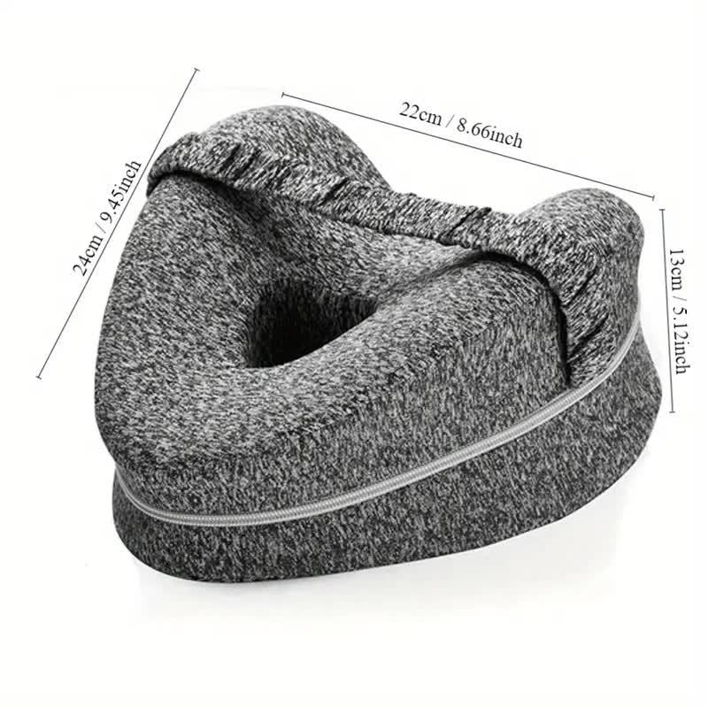 Kniekissen Memory Foam mit Gurt – Ergonomisch für Seitenschläfer