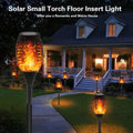 Solar-Gartenfackel mit Flammenlicht-Effekt