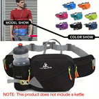 Sport Hip Bag with Bottle Holder – 3L Running Belt Nylon