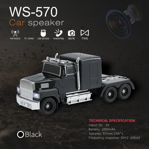 Bluetooth-Lautsprecher LKW-Design mit 15W Subwoofer