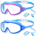 Schwimmbrille Anti-Beschlag mit Ohrstöpseln - 2er-Set