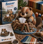 Taschentuchbox-Hülle DIY-Set mit Tierdesign