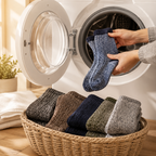 Warm knitted winter socks in a 5-pack