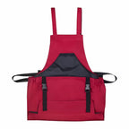 Garden apron with kangaroo pocket and adjustable straps