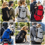Hundetrage Rucksack mit atmungsaktivem Gewebe