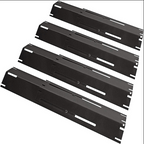 Grillplatte verstellbar 30-53 cm Edelstahl schwarz porzellan