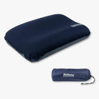 Inflatable travel pillow ergonomic for neck support