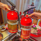 Beverage dispenser fire extinguisher design 2 liters