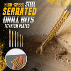 Spiralbohrer-Set HSS 6-teilig mit Titanium-Beschichtung