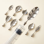 Gelatine-Blumen-Set mit Spritze und 10 Blütenformen aus Edelstahl