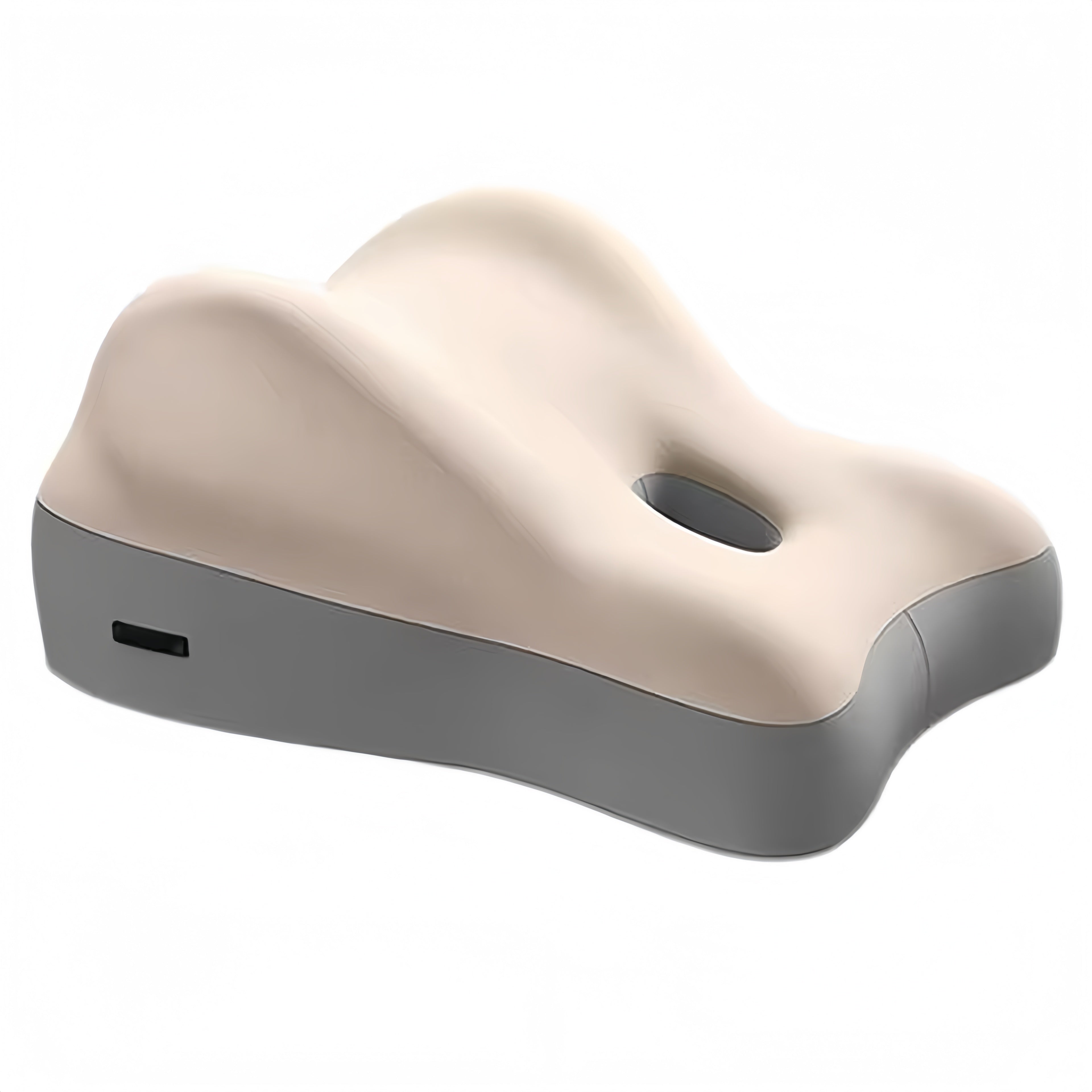 Wedge pillow for couples with ergonomic shape