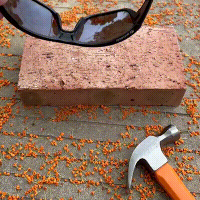 Polarized sports glasses with UV400 protection