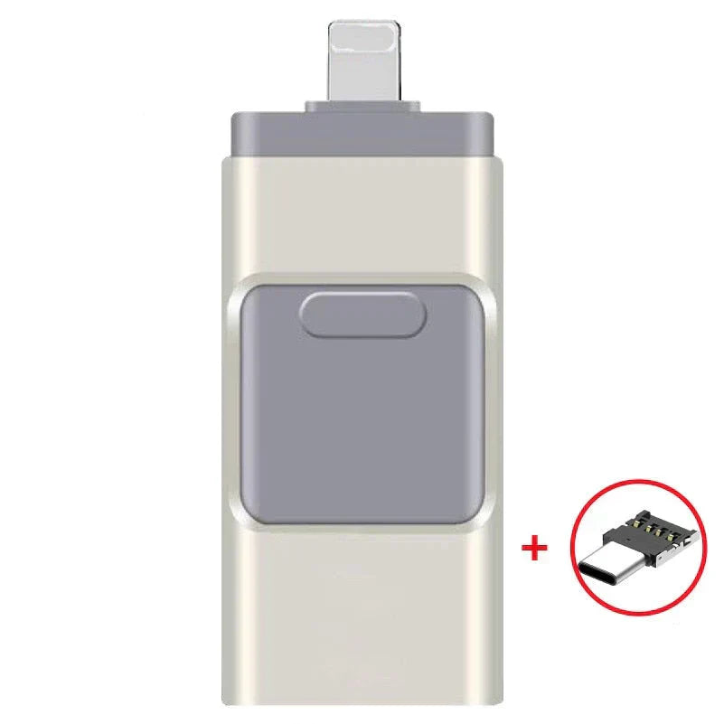 Multi-Port USB Stick for Smartphone and PC