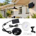 Solar-Pendelleuchten-Set mit Fernbedienung – 2 Lampen