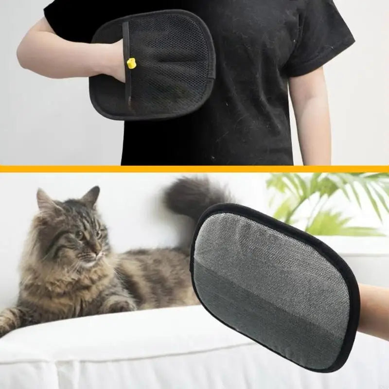Pet Grooming Glove – Removes Fur and Lint in One