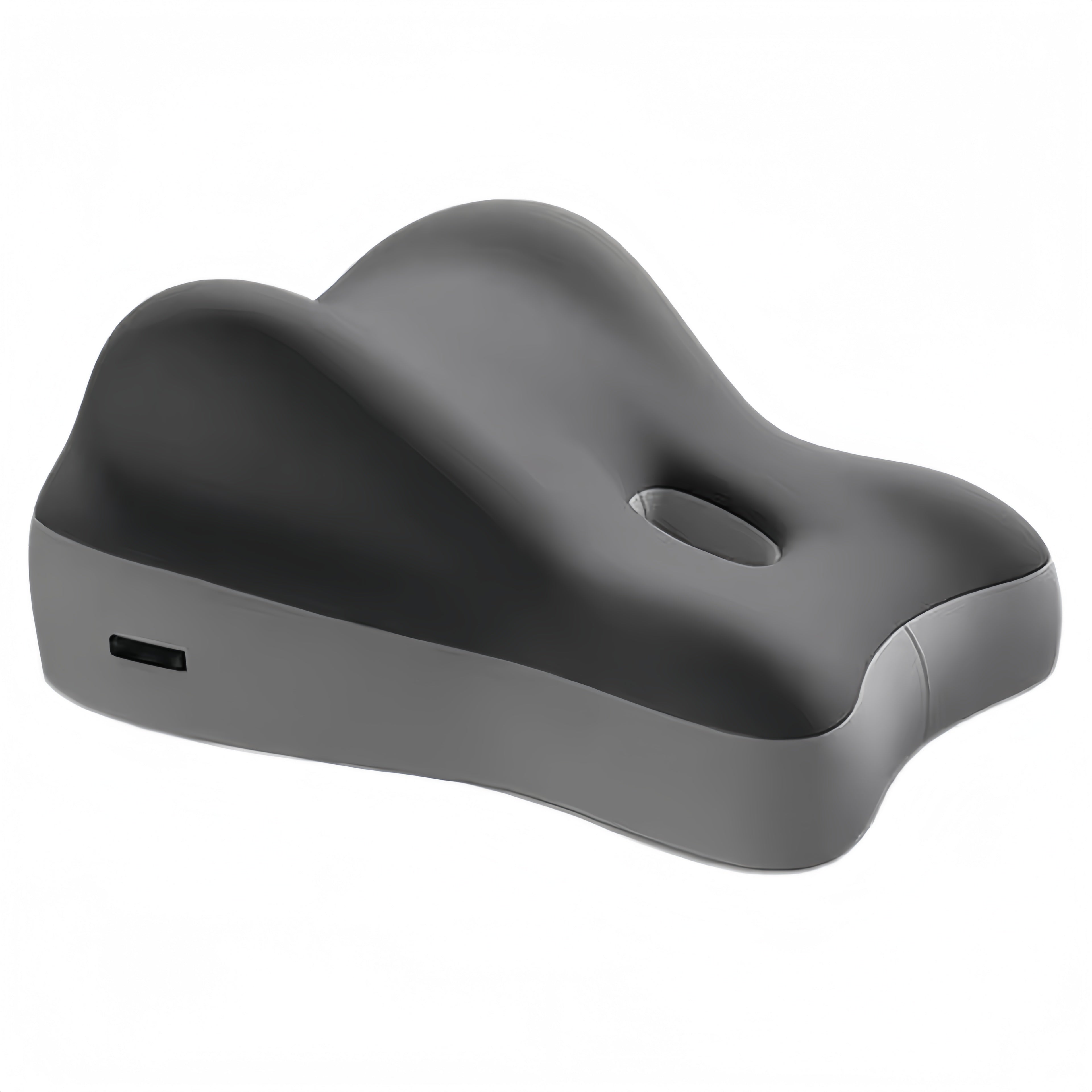 Wedge pillow for couples with ergonomic shape