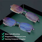 Multifokale Lesebrille mit Blaulichtfilter