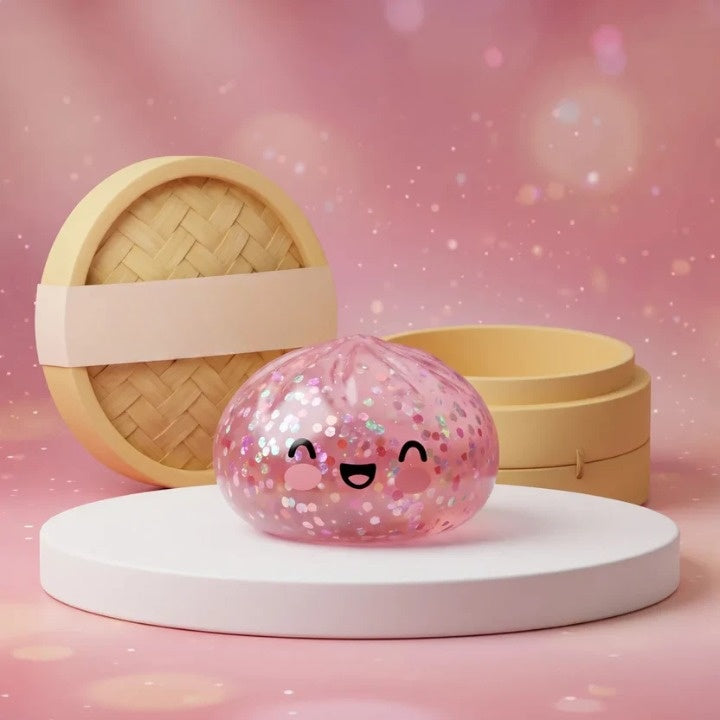 Squishy Spielzeug mit süßem Gesicht – weiches Sinnesspielzeug