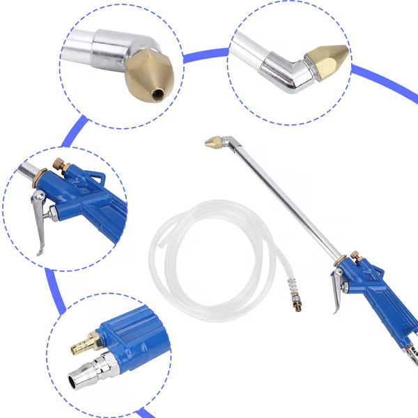 Compressed Air Gun with Long Nozzle Tube – Cleans Hard-to-Reach Areas