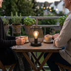 LED-Laterne aus Metallgeflecht, batteriebetrieben, 17 cm