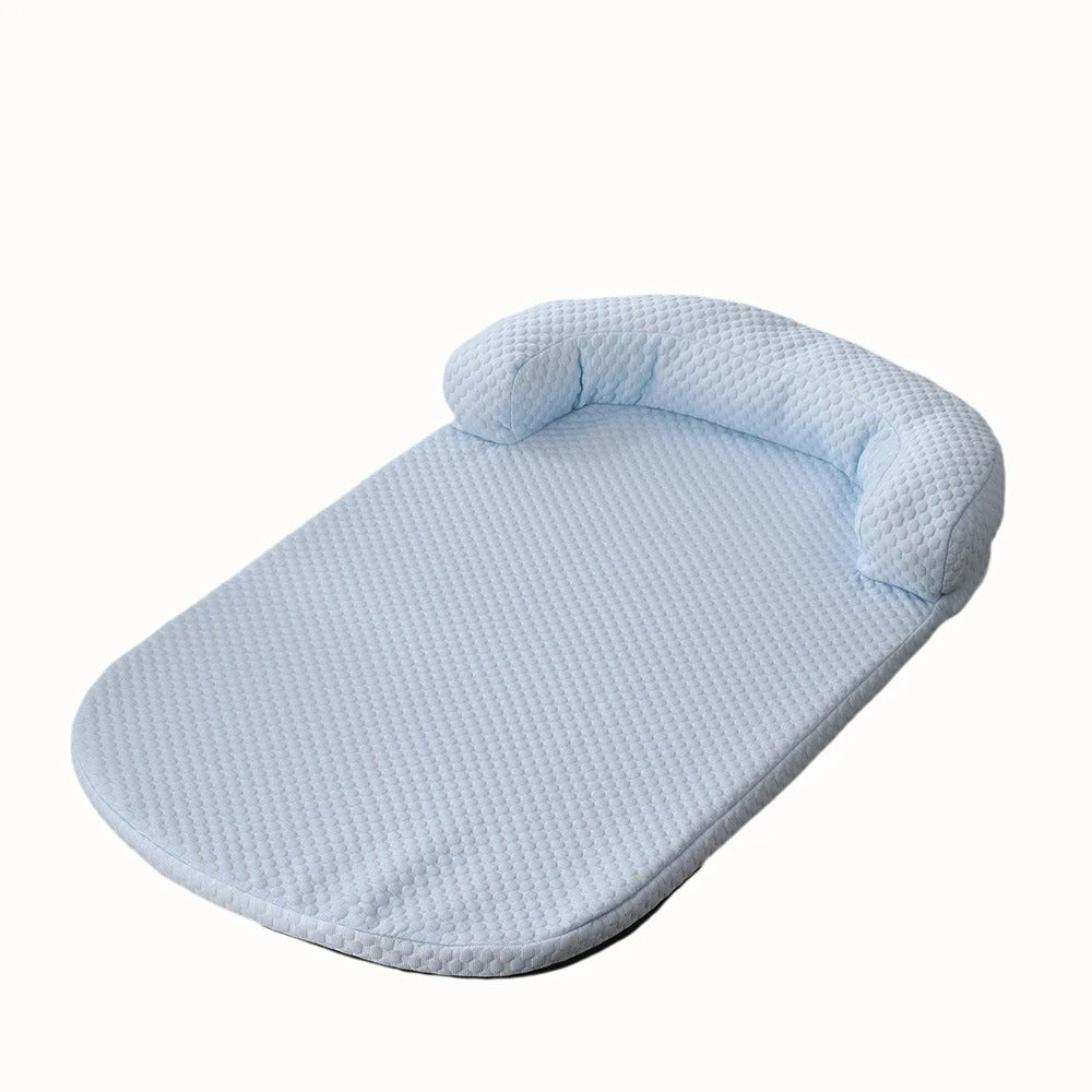 Cooling mat for pets with silk cover