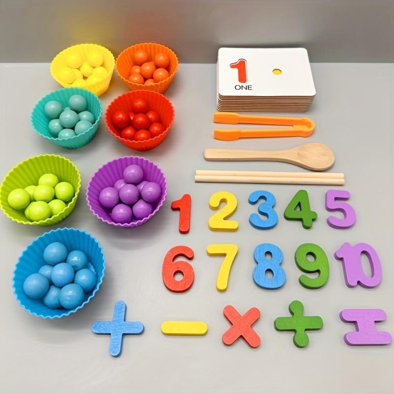 Montessori-Zählperlen-Set für Frühe Rechenfähigkeiten