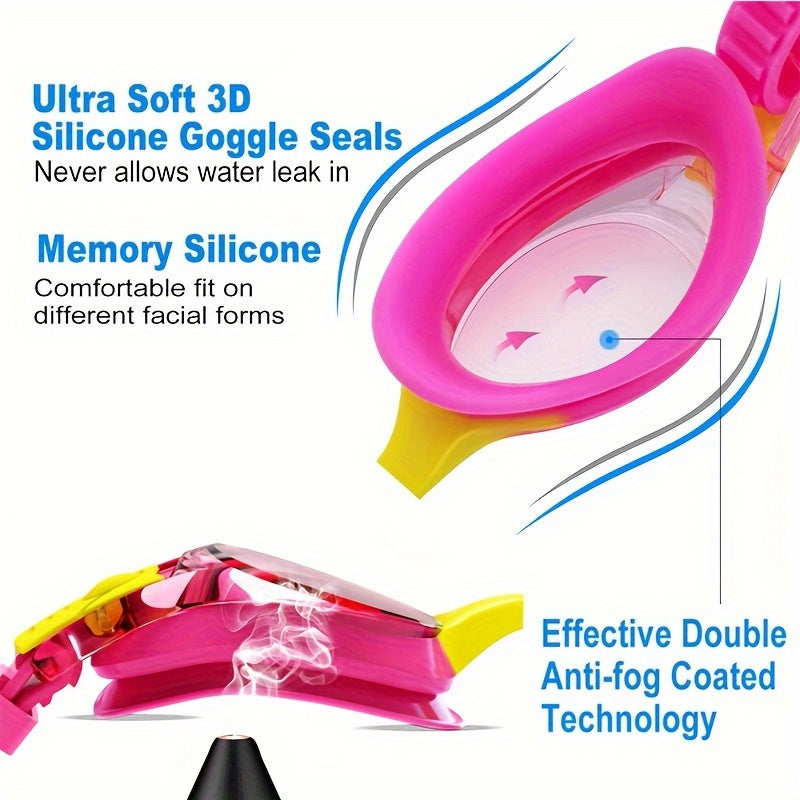 Swimming goggles for children – Leak-proof, comfortable with anti-fog