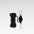 Spannleine mit Flaschenzug-System für Zelt und Hängematte