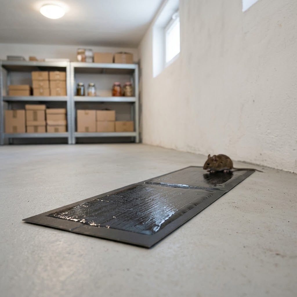 Extra-strong rat & mouse glue trap - Large glue mat, poison-free & ready to use