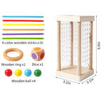 Holzstäbchen-Stapelspiel 3-in-1 – Fähigkeitenaufbau -   Mivoza Deutschland